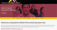 Desktop Screenshot of mdadultedonline.org